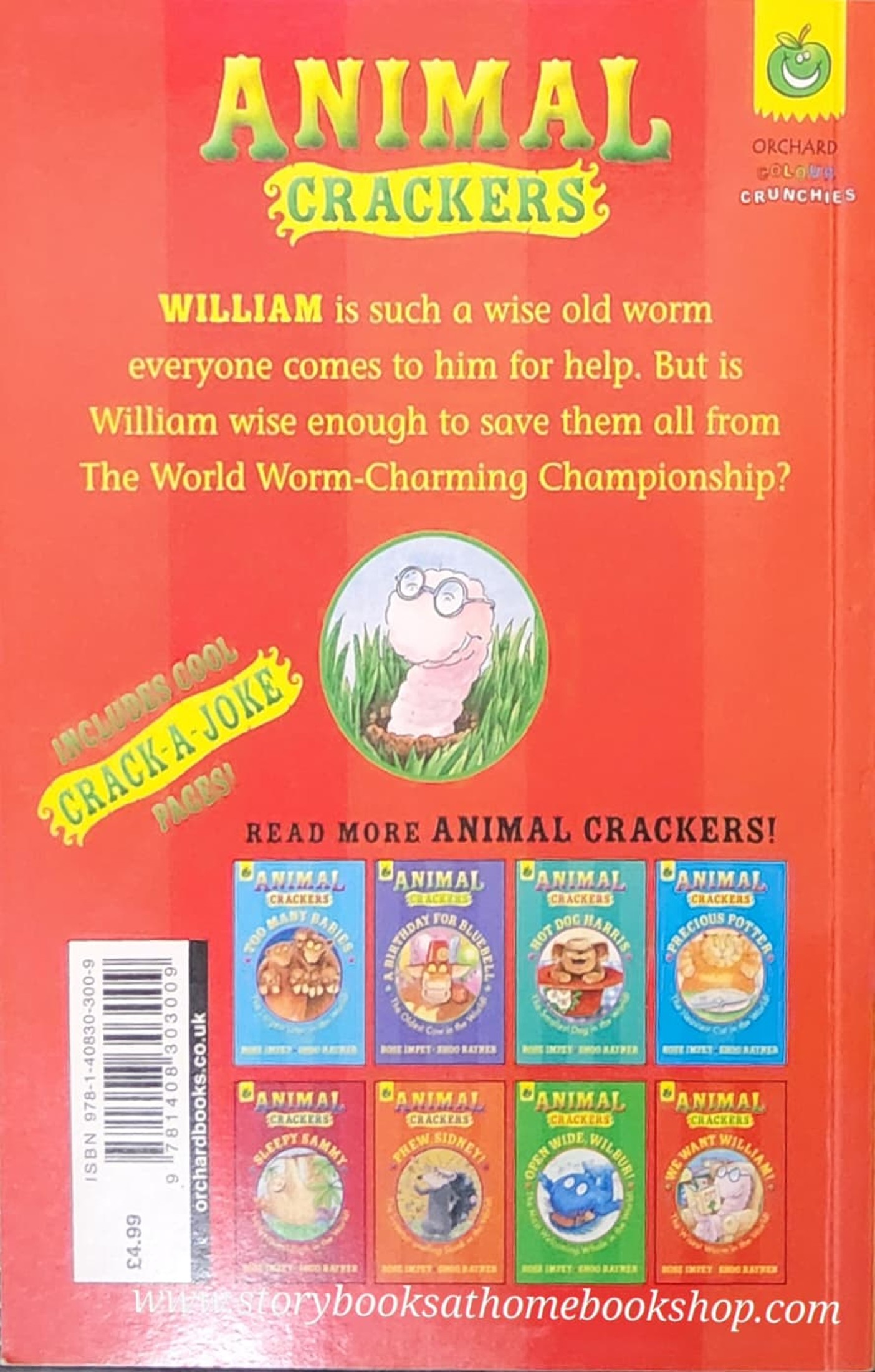 หนังสือนิทานปกอ่อน ** 🍅🍓ANIMAL CRACKERS:WE WANT WILLIAM