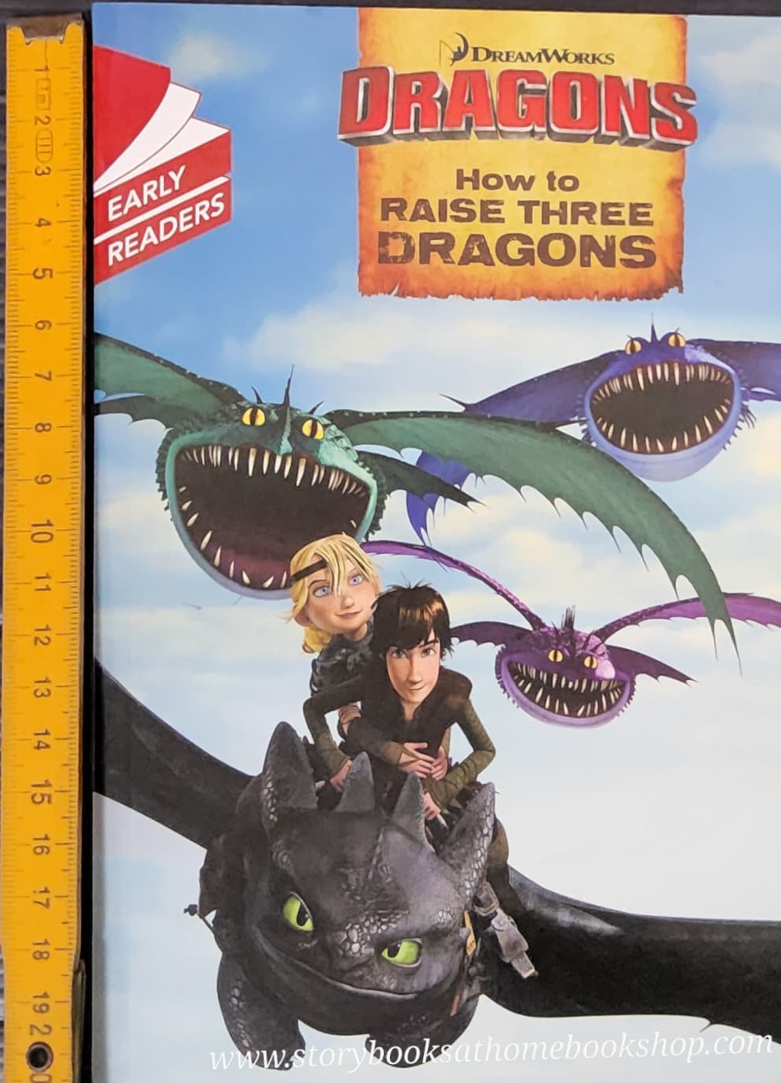 หนังสือนิทานปกอ่อน** 🍅🍓DREAMWORKS DRAGONS: HOW TO RAISE THREE DRAGONS