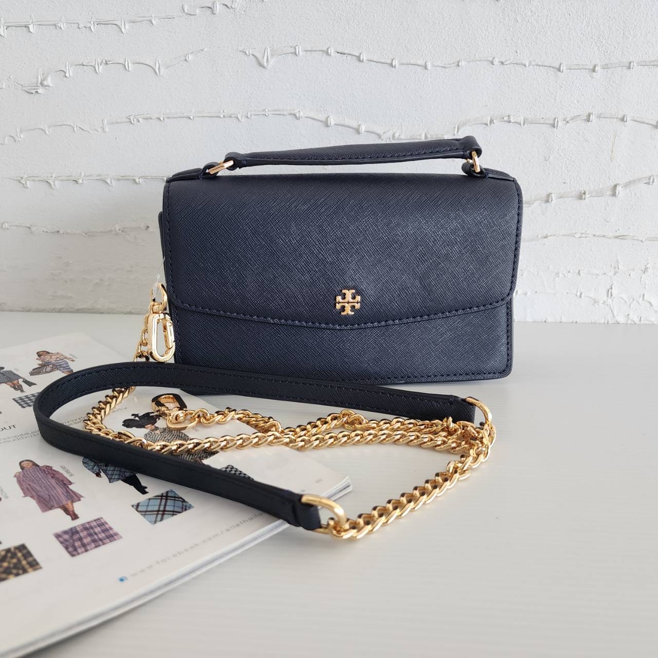 New Tory burch EMERSON MINI ZIP TOP HANDLE BAG
