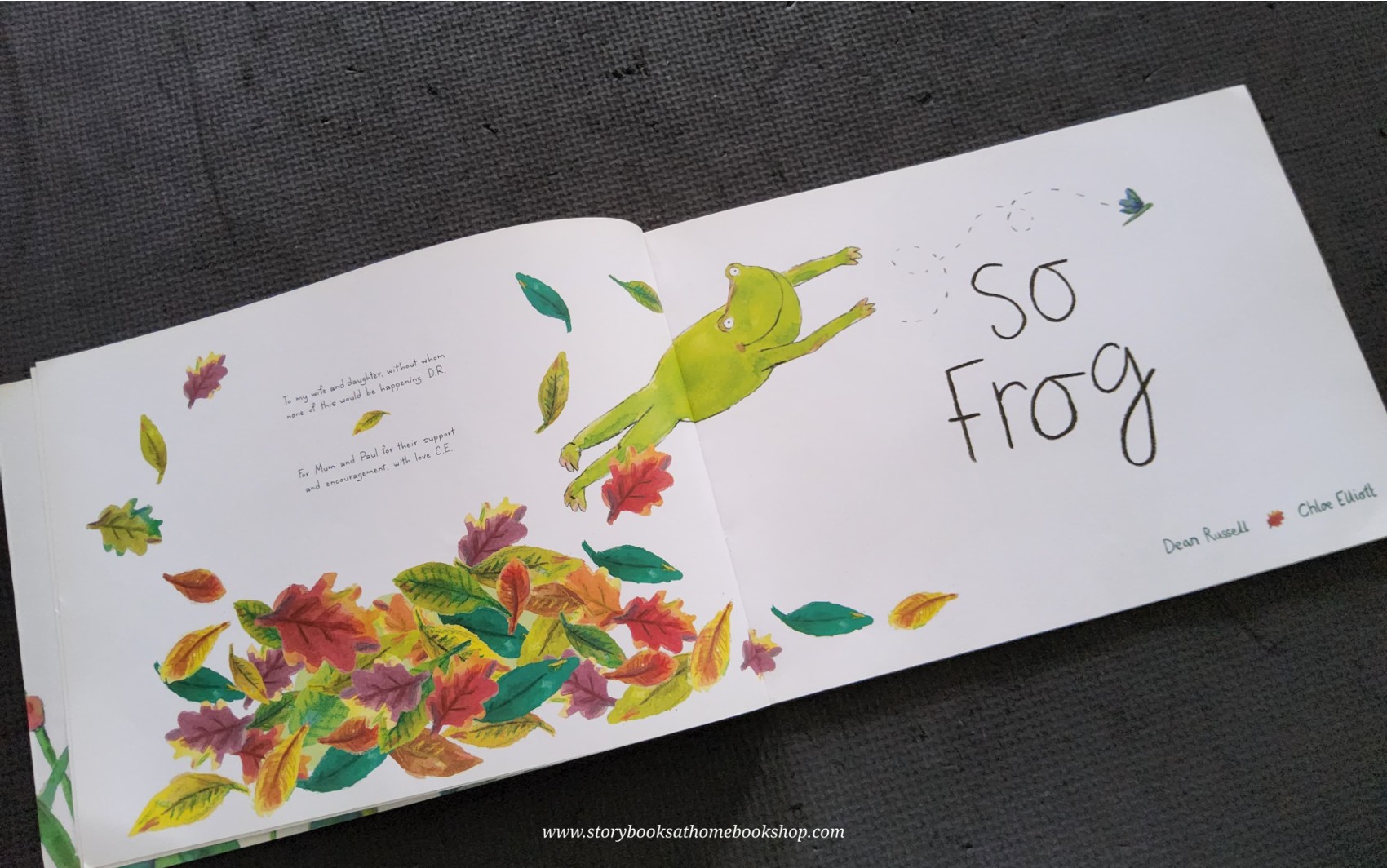 *หนังสือนิทานปกอ่อน ** 🍅🍓SO FROG