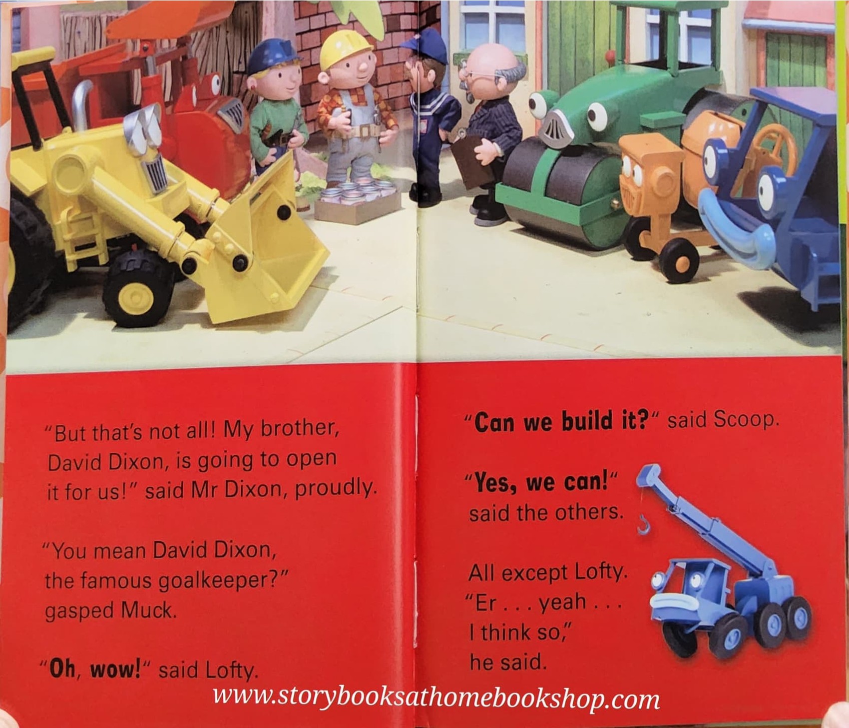 หนังสือนิทานปกแข็ง ** ♥️BOB THE BUILDER BOB AND THE GOALIE