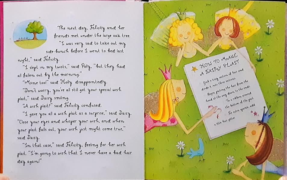 หนังสือนิทานปกแข็ง** 🍅🍓felicity Wishes Hair Magic