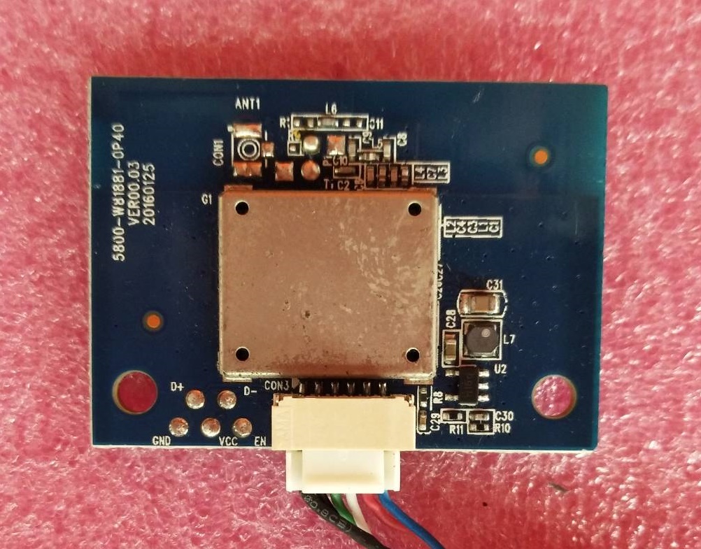 ตัวรับสัญญาณWifi PANASONIC (พานาโซนิค) ของแท้ถอดจากเครื่อง รุ่นTH-49DX400T*5800-W81881-0P40