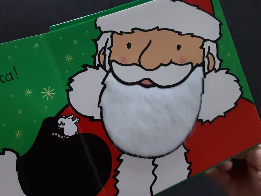 Touch and Feel Board Book** 🍅🍓That's not my Santa...