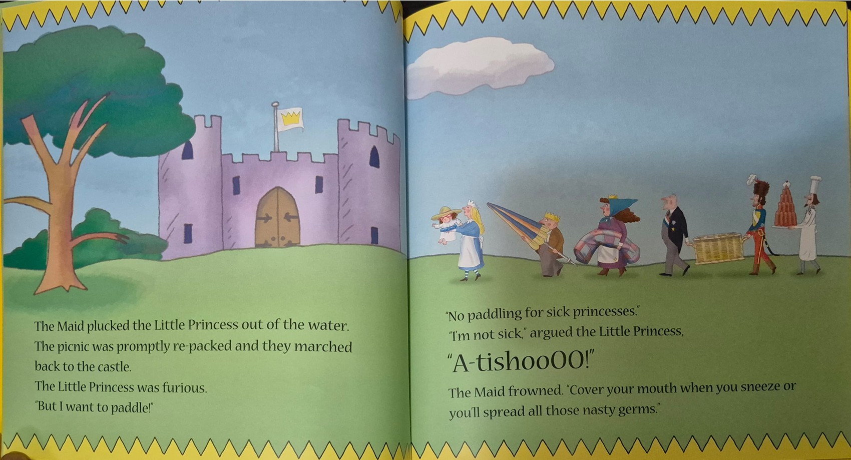 หนังสือนิทานปกอ่อน** 🍅🍓I DON'T WANT A COLD! LITTLE PRINCESS