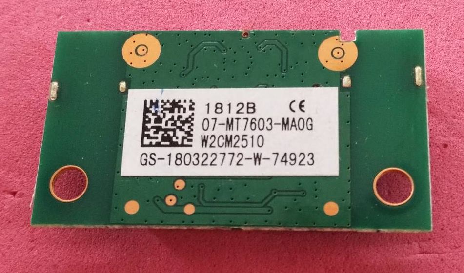 ตัวรับสัญญาณ Wifi (ACONATIC) (อะโคเนติค) อะไหล่แท้/ของถอด รุ่น40HS400AN 43HS534AN 43HS534AN พาร์ทW2CM2510 :07-MT7603-MA0G