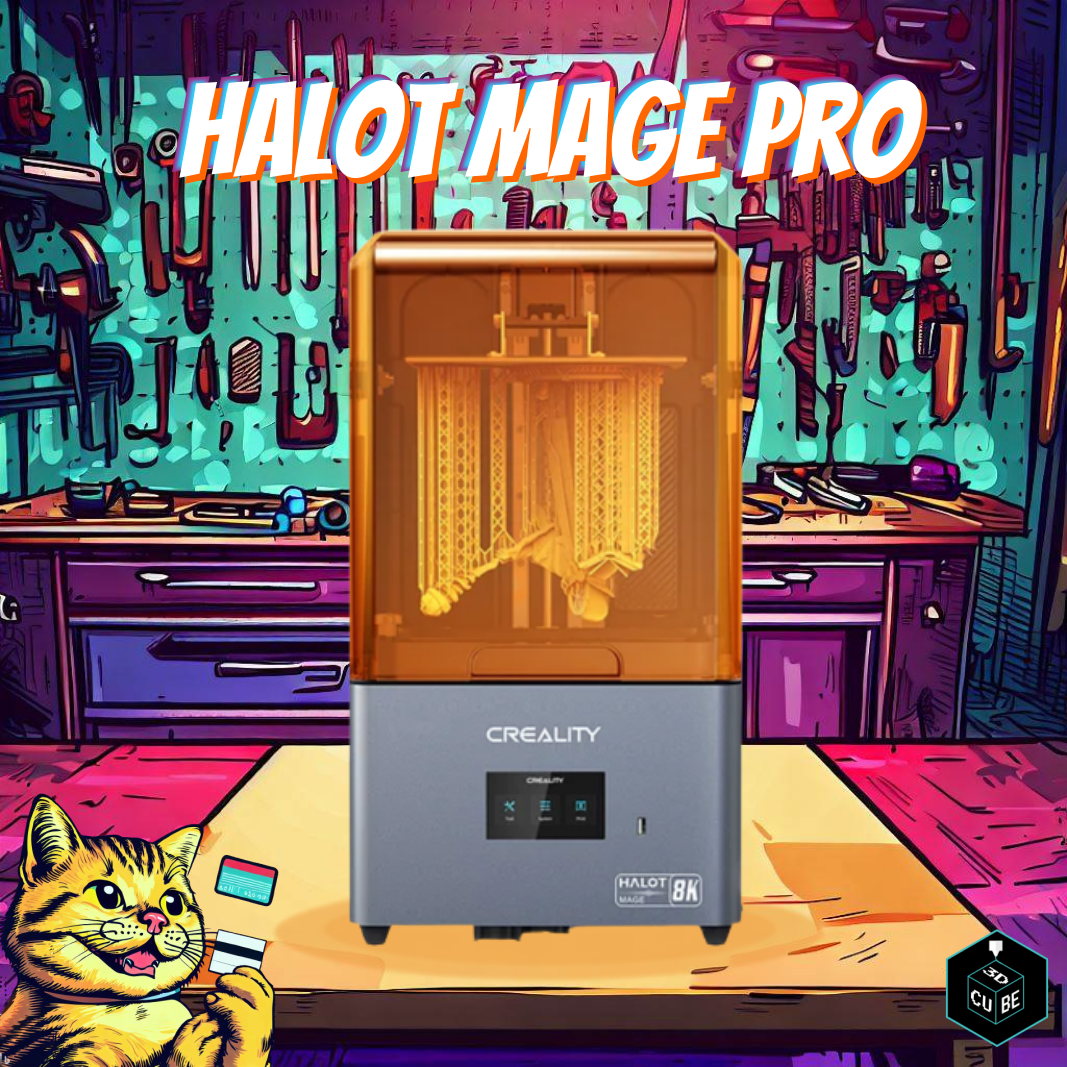 Creality เครื่องพิมพ์เรซิ่น รุ่น Halot Mage pro | 3DCUBE