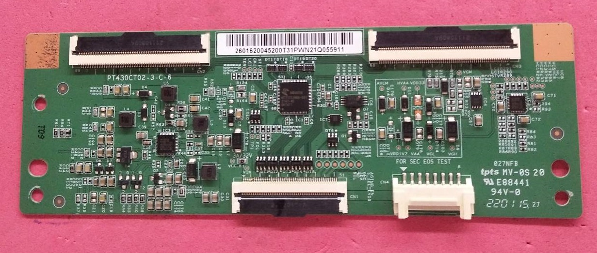 ทีคอนซัมซุง(T-CON SAMSUNG) อะไหล่แท้/ของถอดพร้อมใช้งาน UA43T6003AKXXT พาร์ทPT430CT02-3-C-6