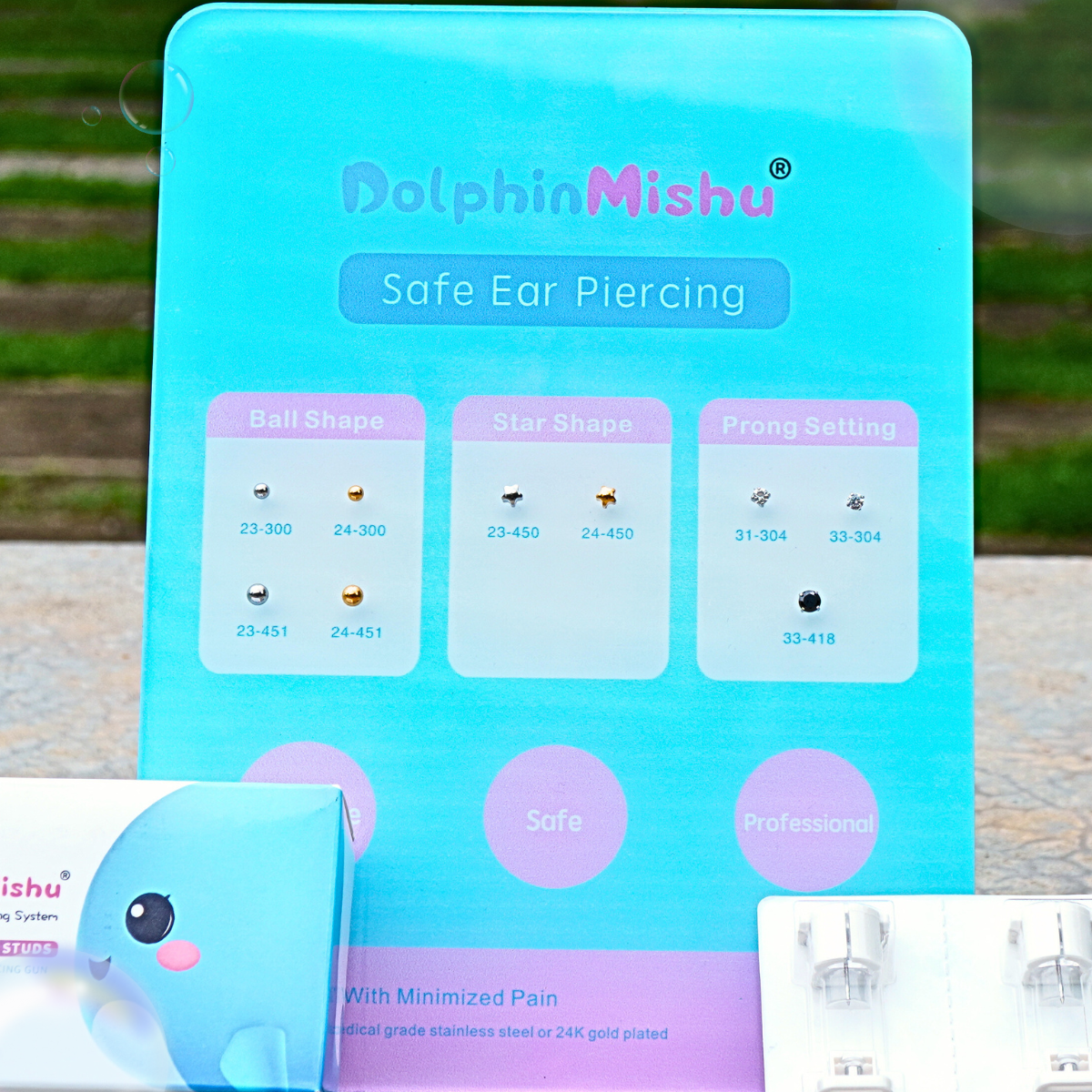 MODEL D รุ่นใหม่ล่าสุด PRO SET (36 แบบ ต่างหู 108 คู่) ต่อยอดธุรกิจ เซ็ตใหญ่อย่างโปร เริ่มธุรกิจได้เลย แป้นหมวกตันใส่สบายไม่ทิ่มหลังหู