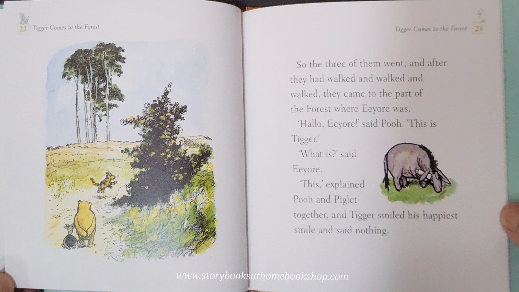 หนังสือนิทานปกแข็ง** 🍓🍓TIGGER COMES TO THE FOREST BY A.A.MILNE