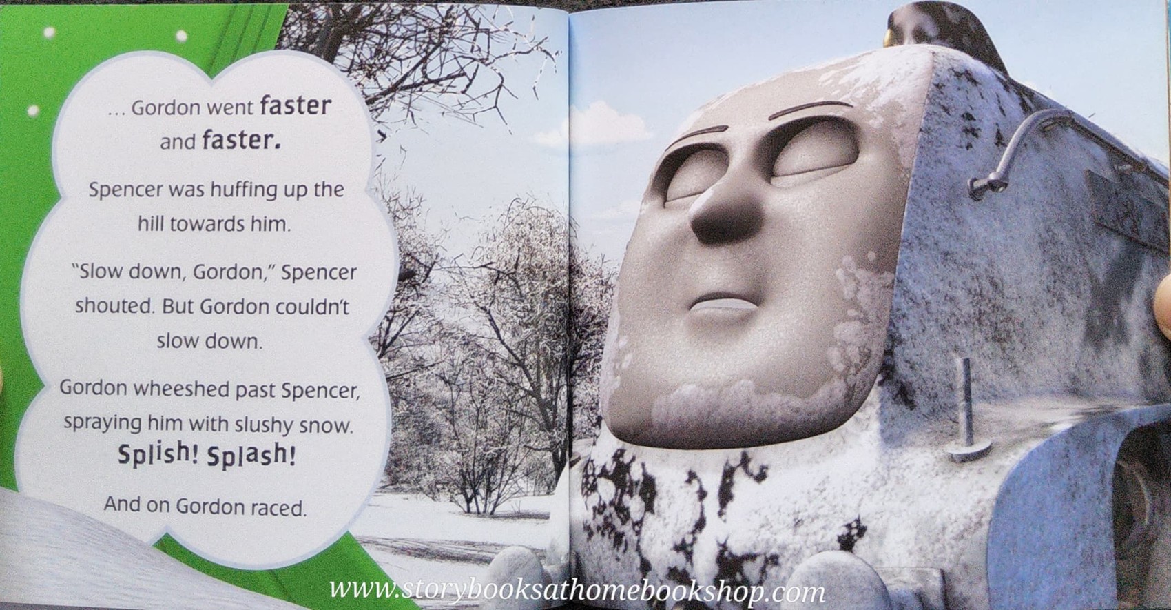 SMALL BOOK** **หนังสือนิทานปกอ่อน** 🍅🍓THOMAS&FRIENDS: SNOWY TRACKS