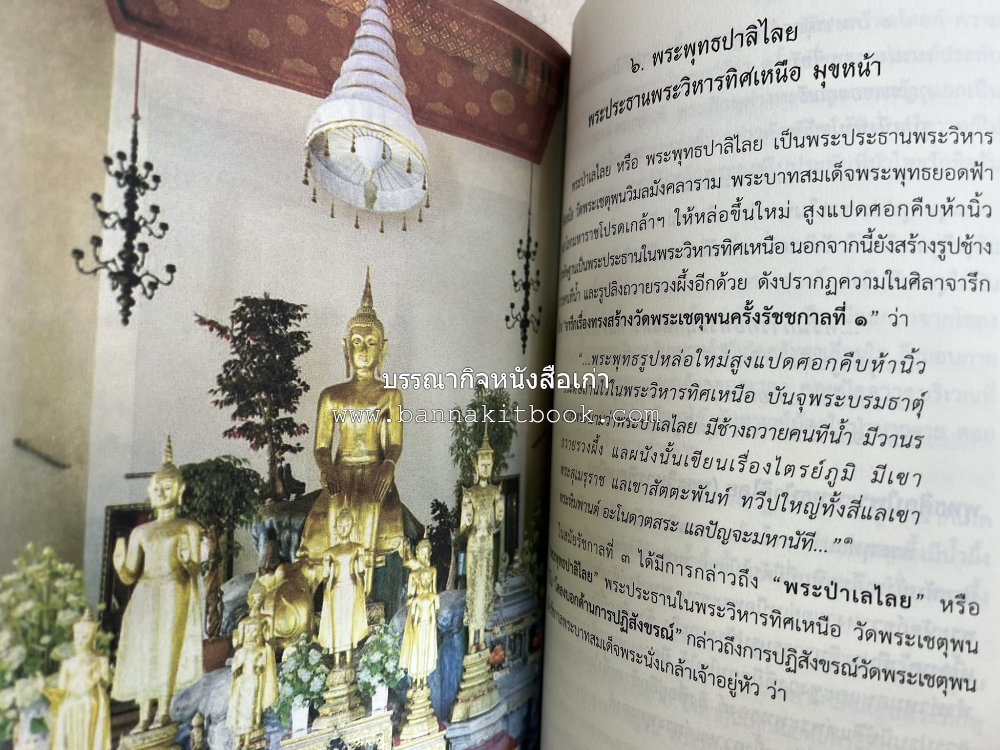 ๙ พระพุทธปฏิมาวัดโพธิ์ โดย : รองศาสตราจารย์ ดร.ศานติ ภักดีคำ.