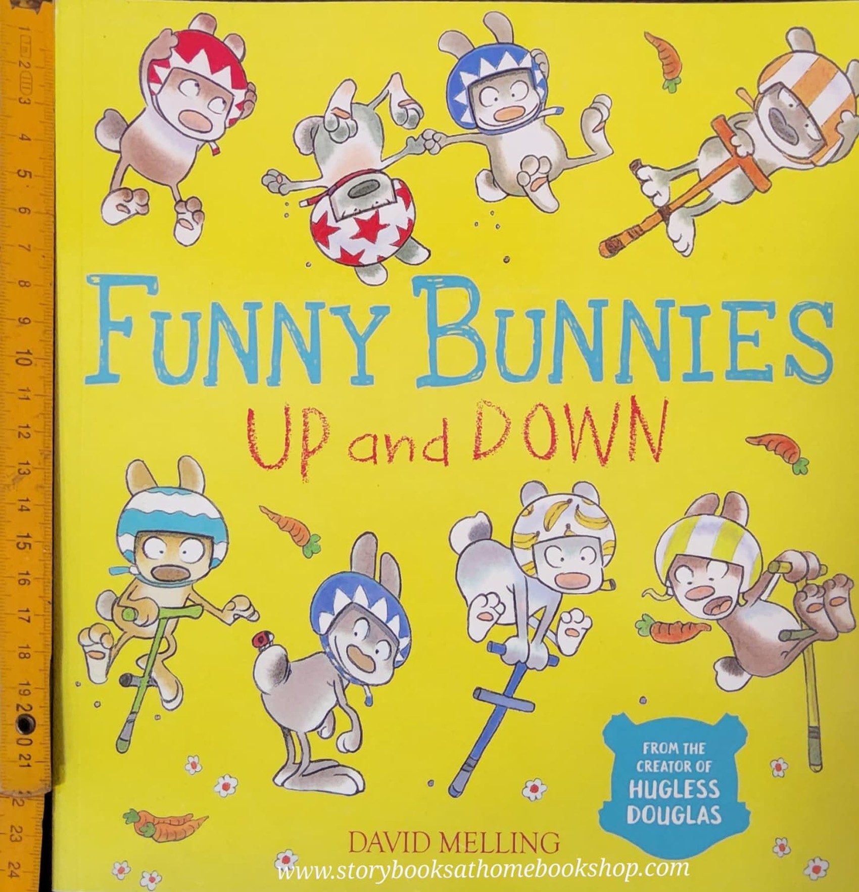 หนังสือนิทานปกอ่อน ** 🍅🍓 FUNNY BUNNIES UP AND DOWN by DAVID MELLING
