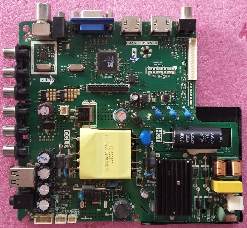 เมนบอร์ดทีวี MARCO ของแท้ถอดจากเครื่อง ใช้กับรุ่น LWD-395AA เวอร์ชั่นทีบาร์T390XVN01-0