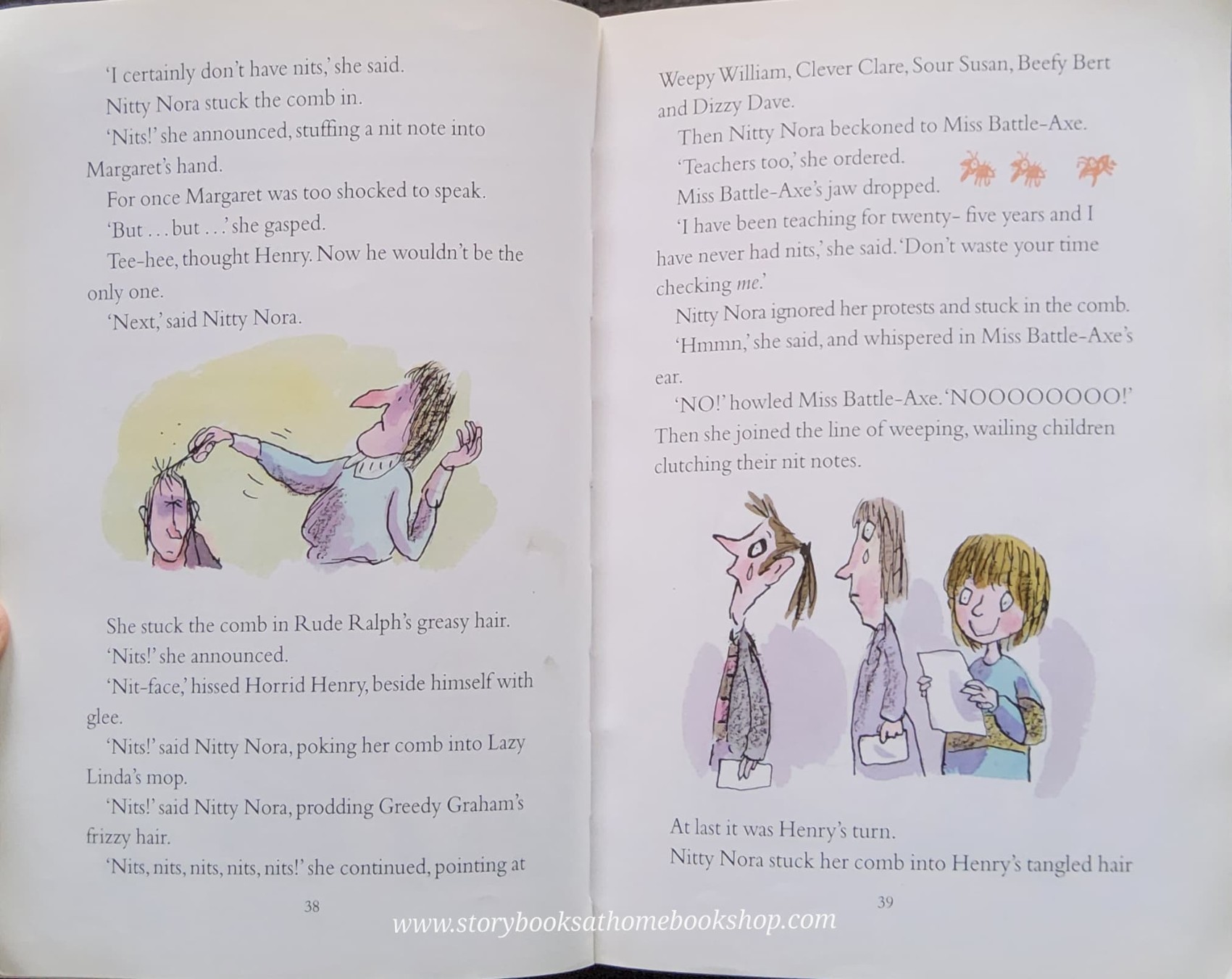 หนังสือนิทานปกอ่อน** 🍅HORRID HENRY'S BIG BAD BOOK