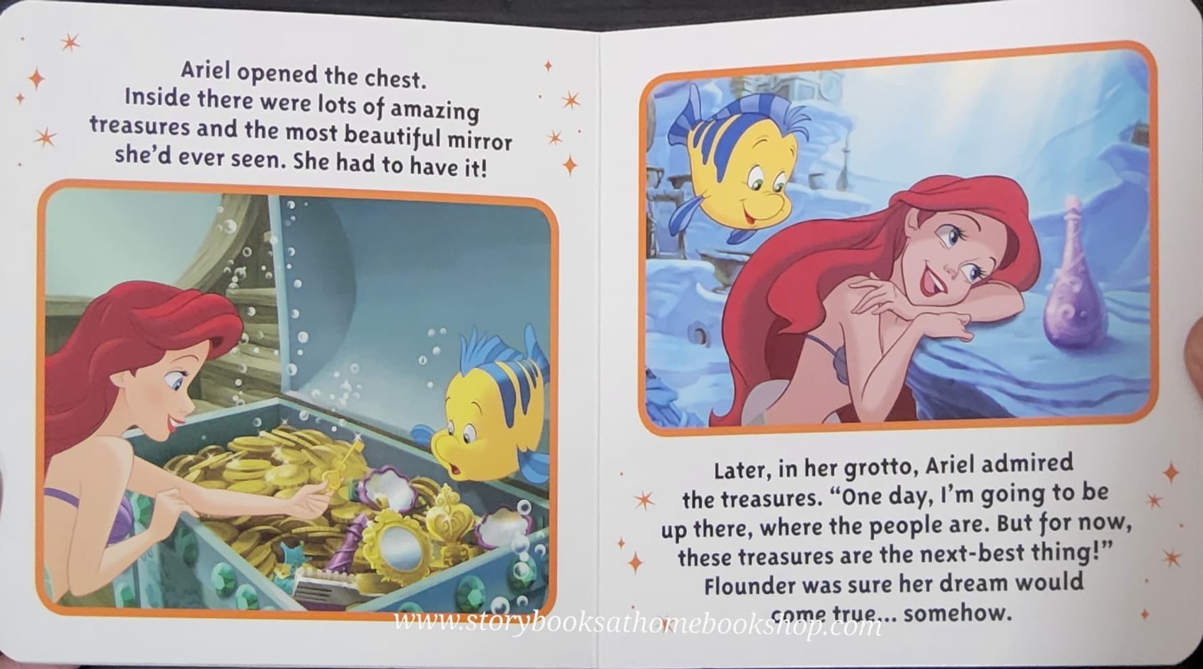 BOARD BOOK** 🍅🍅DISNEY PRINCESS ARIEL THE TREASURE HUNT