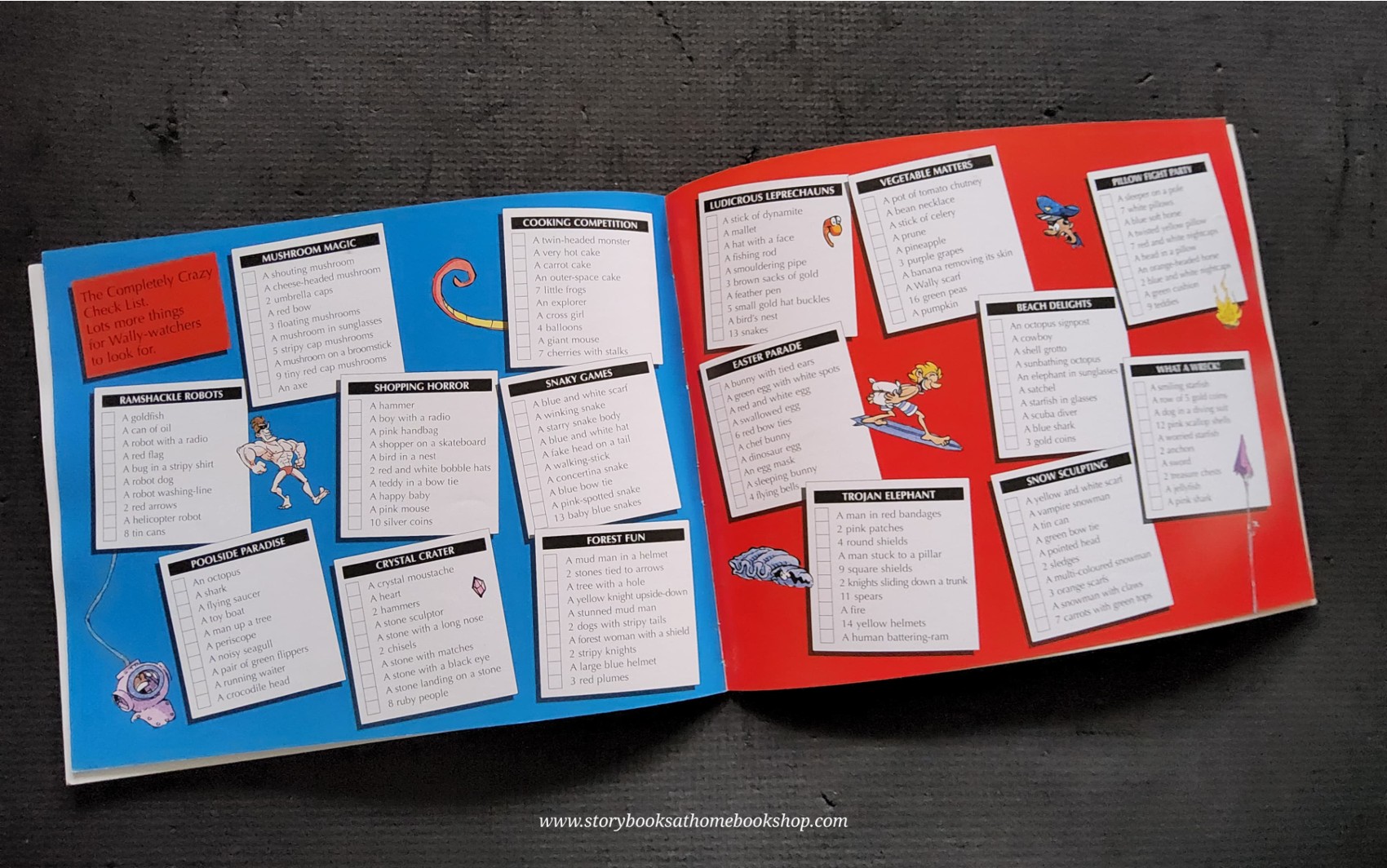 ACTIVITIES BOOK** ð
WHERE'S WALLY! COMPLETELY CRAZY ACTIVITY BOOK BY MARTIN HANDFORD