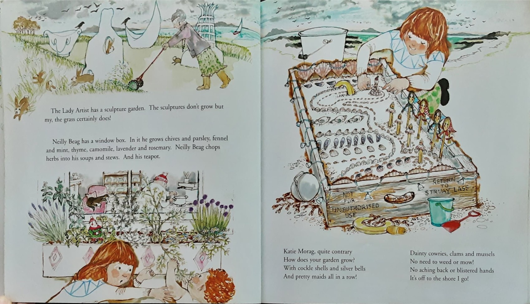 หนังสือนิทานเด็ก ภาษาอังกฤษ ปกอ่อน 🍅🍓The second Katie Morag Storybook/Used สภาพ 80-90%