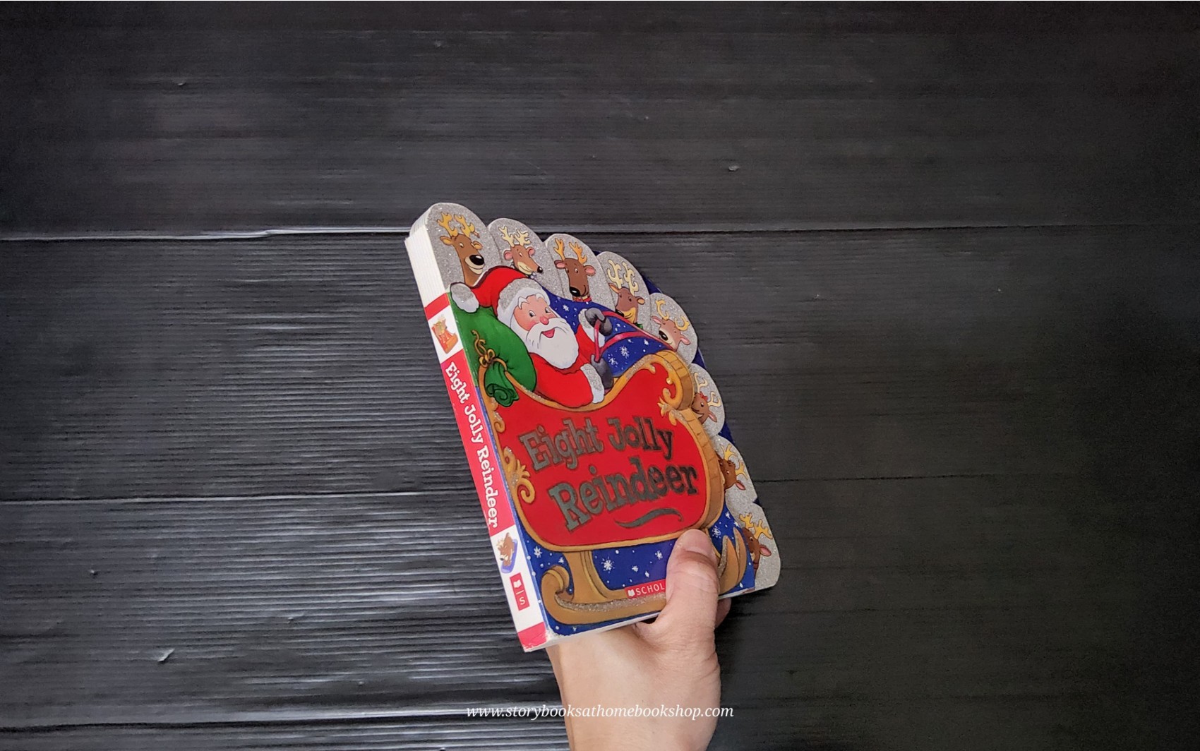 BOARD BOOK** 🍅🍅EIGHT JOLLY REINDEER