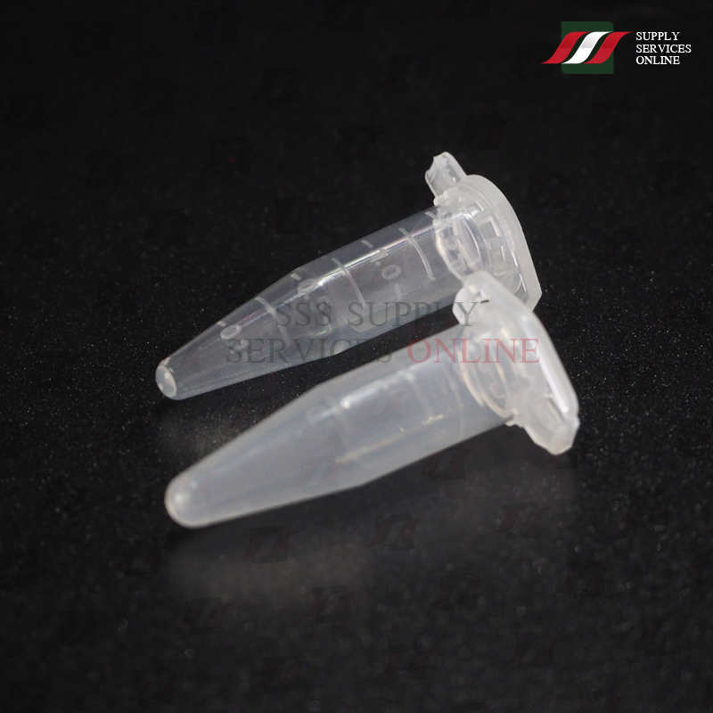 หลอดเซ้นติฟิว พลาสติก ปั่นแยก พร้อมฝาปิด 1.5 มิลลิลิตร Micro Centrifuge Tube 1.5mL
