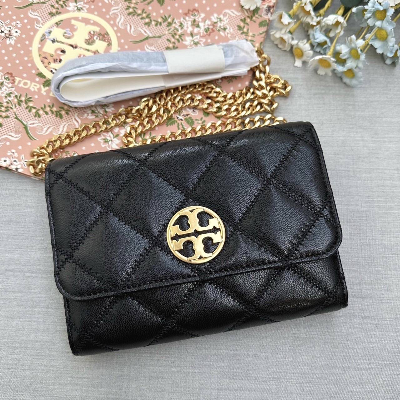 New Tory Burch Willa Chain Wallet Crossbody Bag