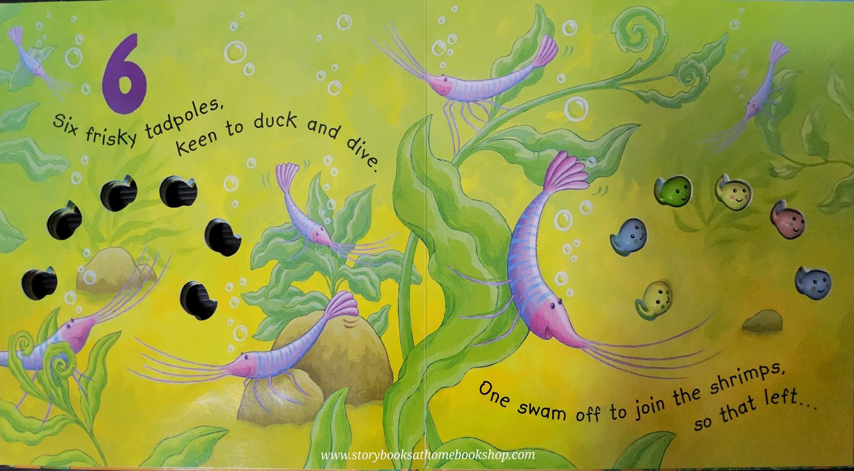 TOUCH AND FEEL POP UP BOOK ** 🍅🍓TEN TINY TADPOLES