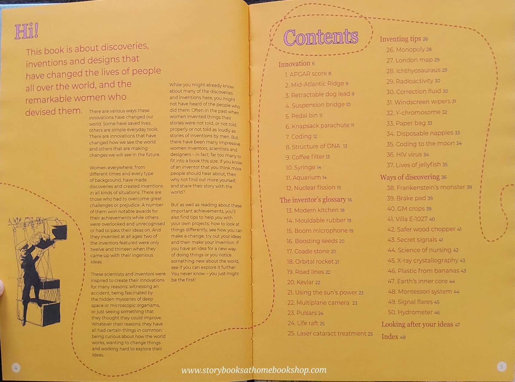 KNOWLEDGE BOOK ** 🍅🍓BRIGHT SPARKS AMAZING DISCOVERS,INVENTIONS&DISIGNS BY WOMEN