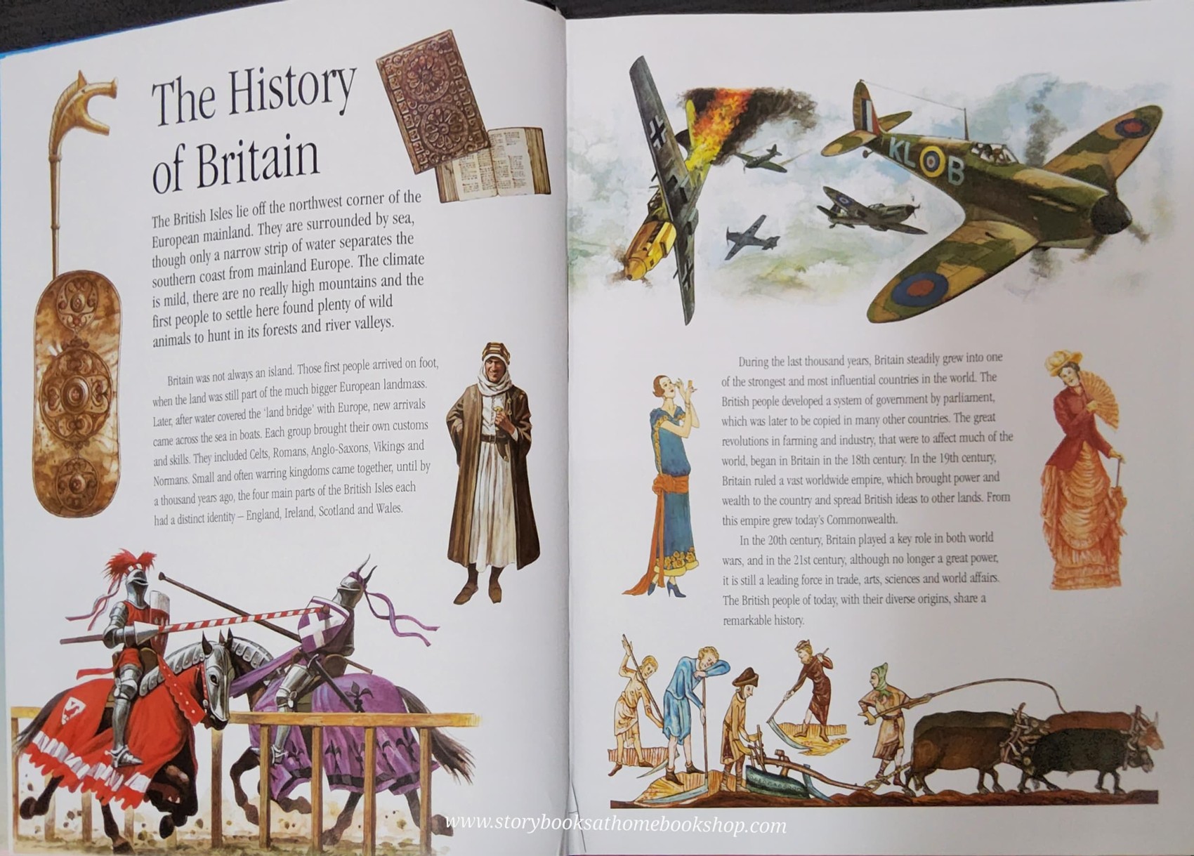 KNOWLEDGE BOOK** ♥️CHILDREN'S BRITISH HISTORY ENCYCLOPEDIA