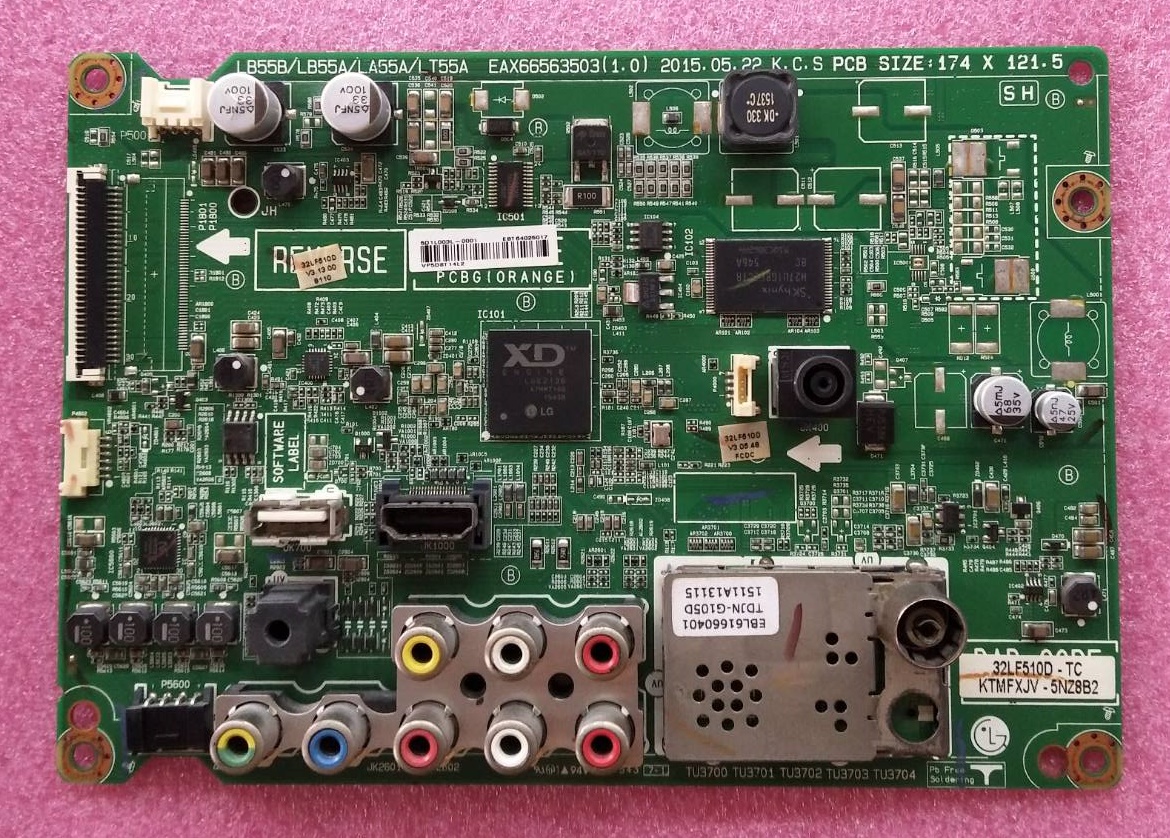 Main Board LG (เมนบอร์ด แอลจี) ของแท้ถอดจากเครื่อง ใช้กับรุ่น 32LF510D