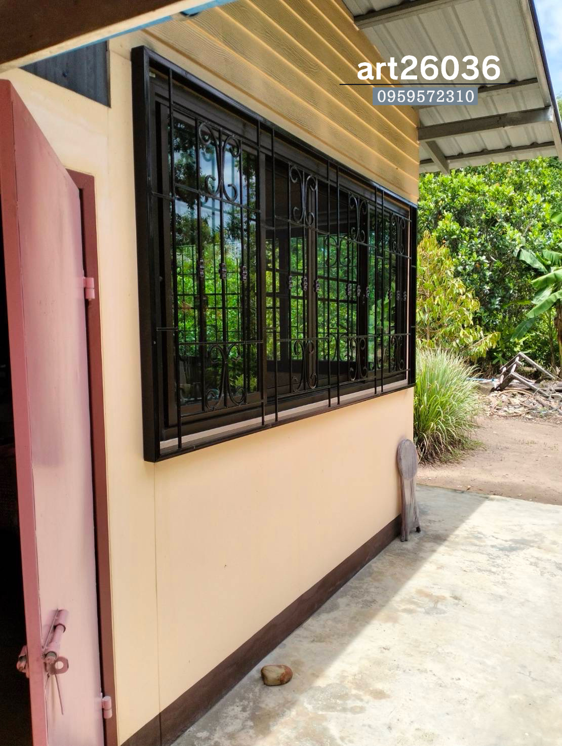 เหล็กดัดติดตั้งทั้งหลัง ประตูและหน้าต่าง บ้านเดี่ยว