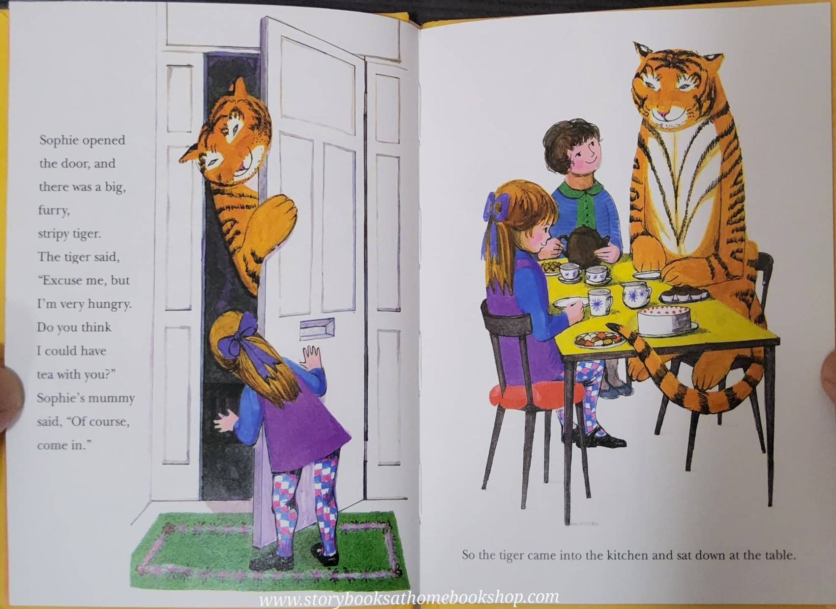 หนังสือนิทานปกแข็ง** 🍅🍅THE TIGER WHO CAME TO TEA BY JUDITH KERR
