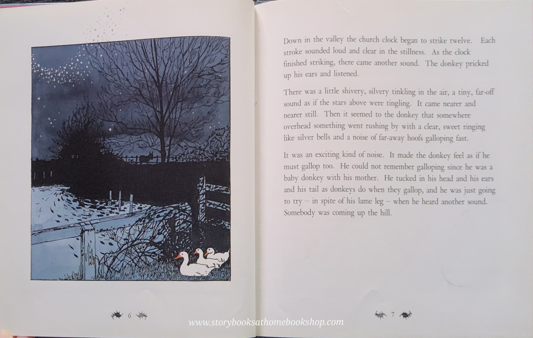 หนังสือนิทานปกแข็ง** 🍅🍓FATHER CHRISTMAS AND THE DONKEY BY ELIZABETH CLARK