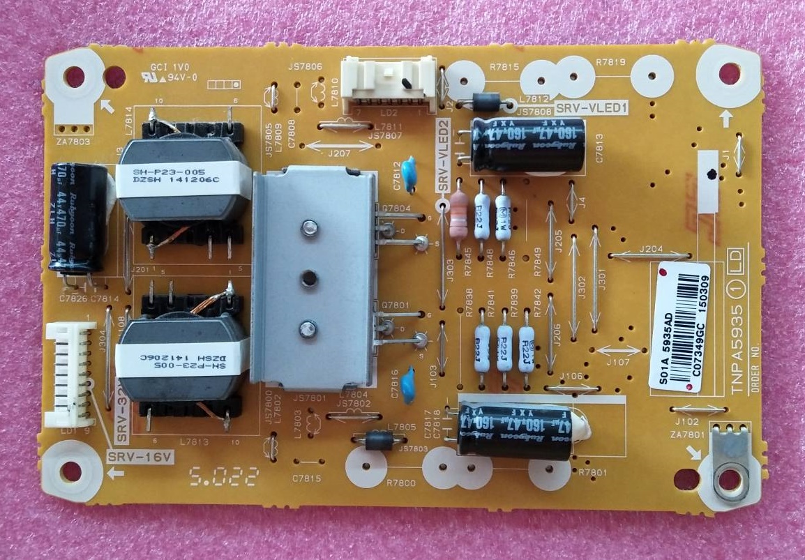 ไดร์ฟ LED PANASONIC รุ่นTH-42A410T:TH-42AS610T :TTH-43DS630 :TH-49DS630T TH-43E410 TH-43D410T พาร์ทบอร์ด TNPA5935