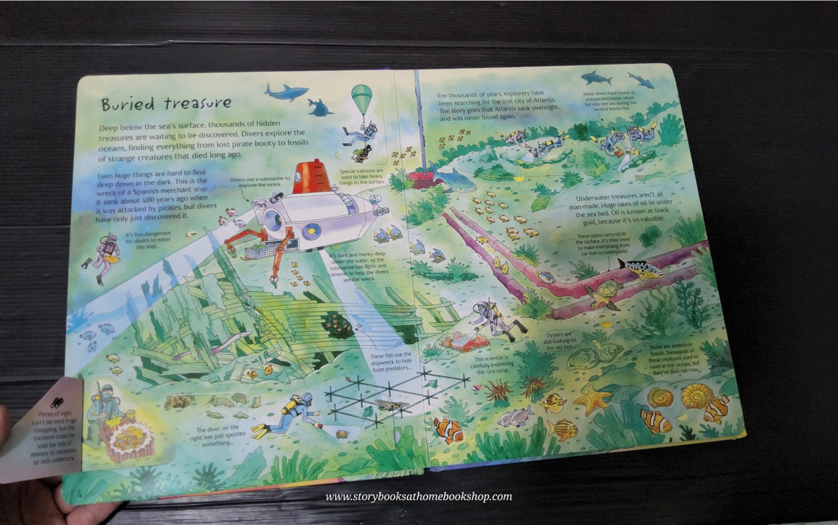 RECOMMENED SCIENCE BOOK** **Knowledge Book** ð
ð
An Usborne Flap book See UNDER THE SEA with over 80 flaps to lift