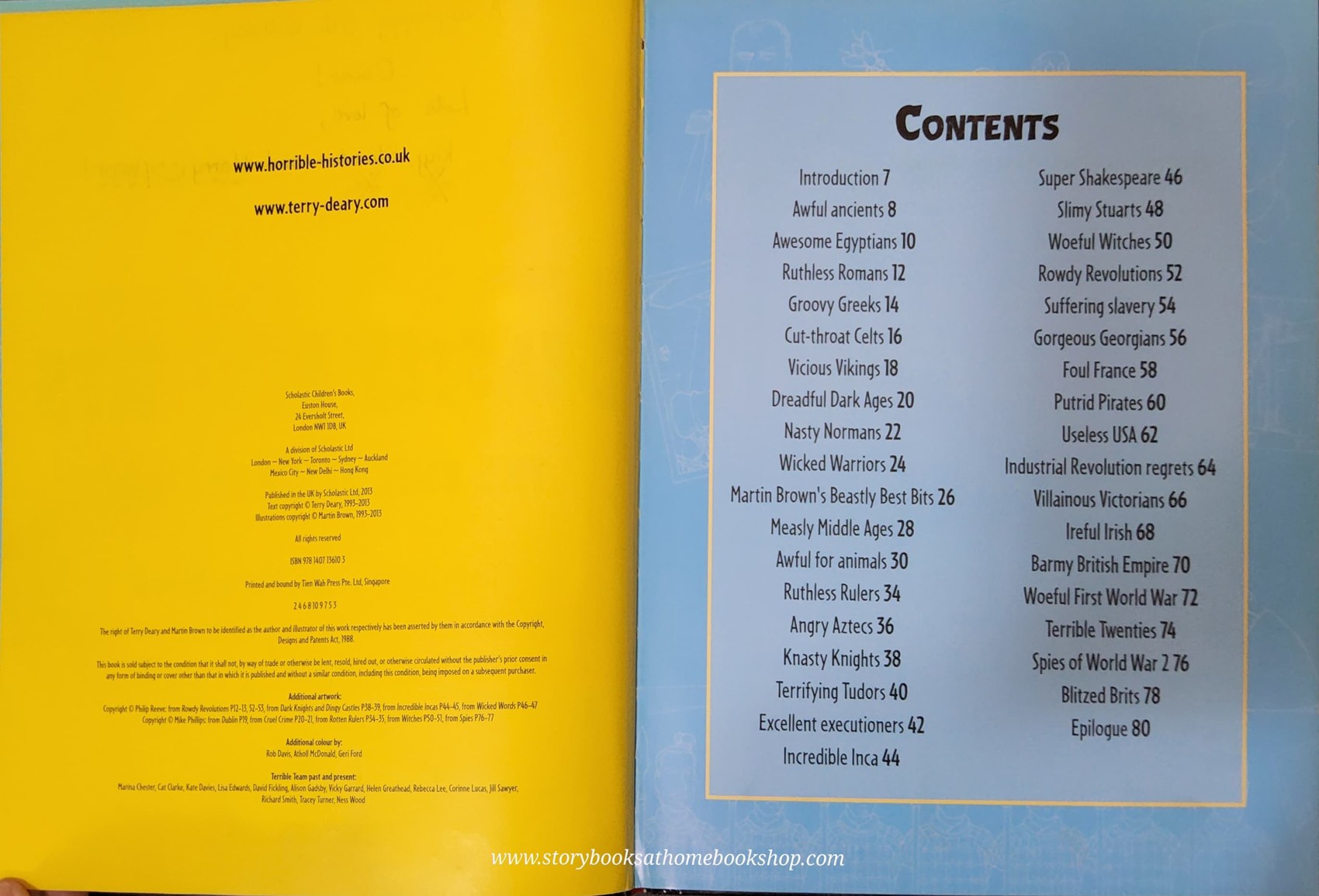 Knowledge Book** ð
ðHORRIBLE HISTORIES: THE BEASTLY BEST BITS