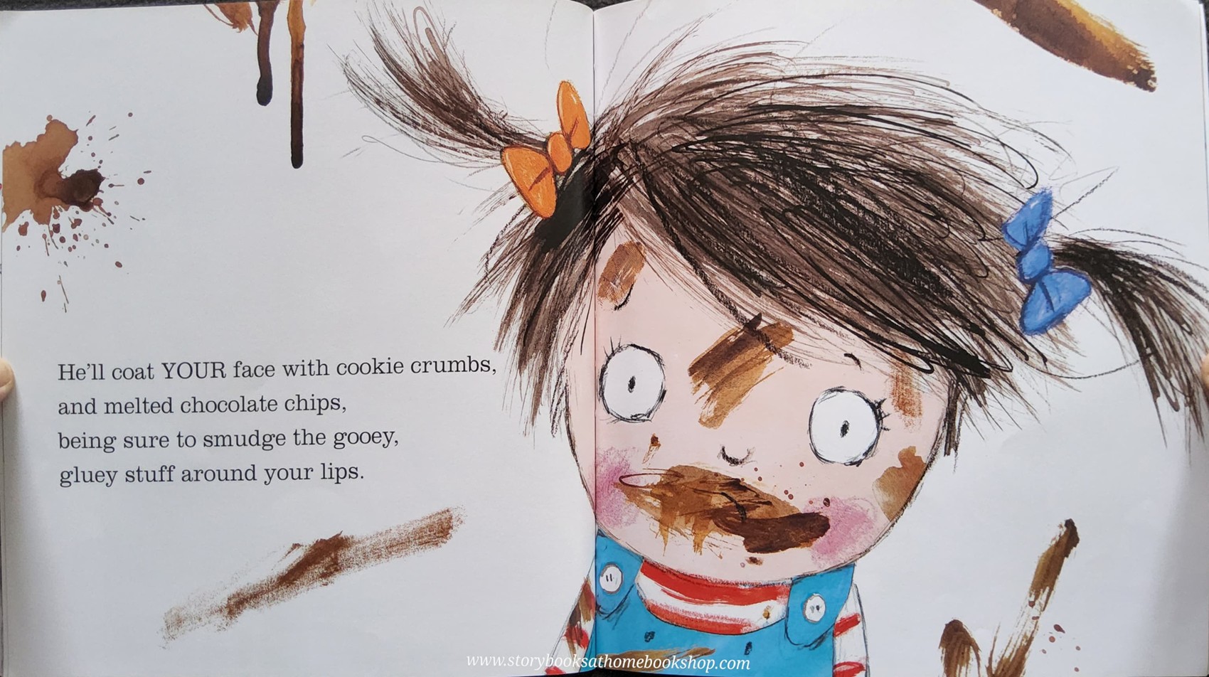 หนังสือนิทานปกอ่อน ** 🍅🍓 WANTED THE CHOCOLATE MONSTER