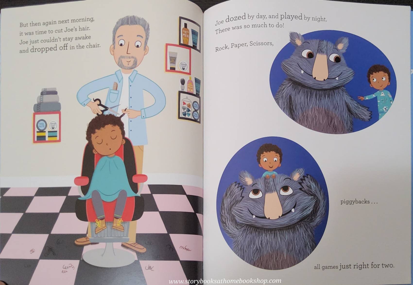 หนังสือนิทานปกแข็ง** 🍅🍅MOZ THE MONSTER BY LUCY FEATHER&KATY HALFORD