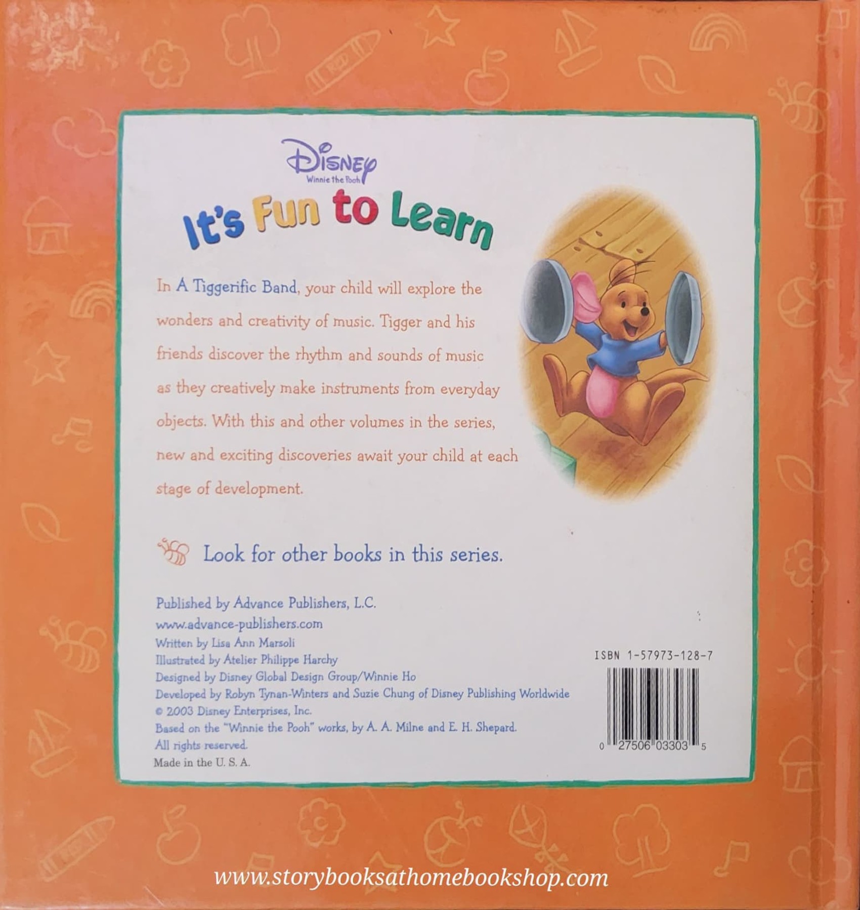 หนังสือนิทานปกแข็ง 🍅🍓DISNEY WINNIE THE POOH: A TIGGERIFIC BAND