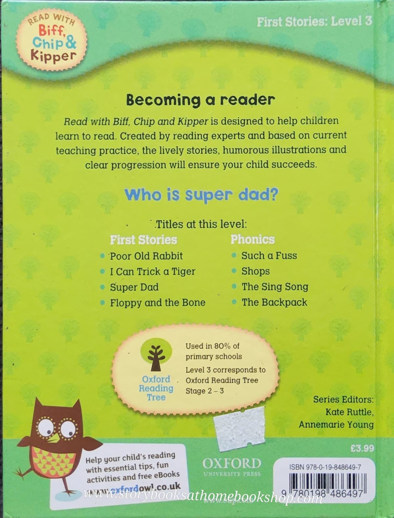 หนังสือนิทานปกแข็ง** 🍅🍅READ WITH BIFF,CHIP&KIPPER: SUPER DAD FIRST STORIES LEVEL3