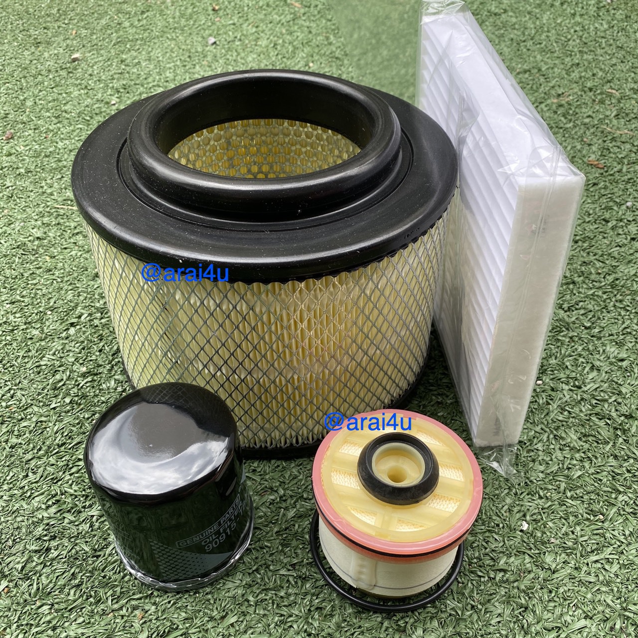ชุดกรองอากาศ,กรองน้ำมันเครื่อง,กรองแอร์,กรองโซล่าTOYOTA VIGO SET
