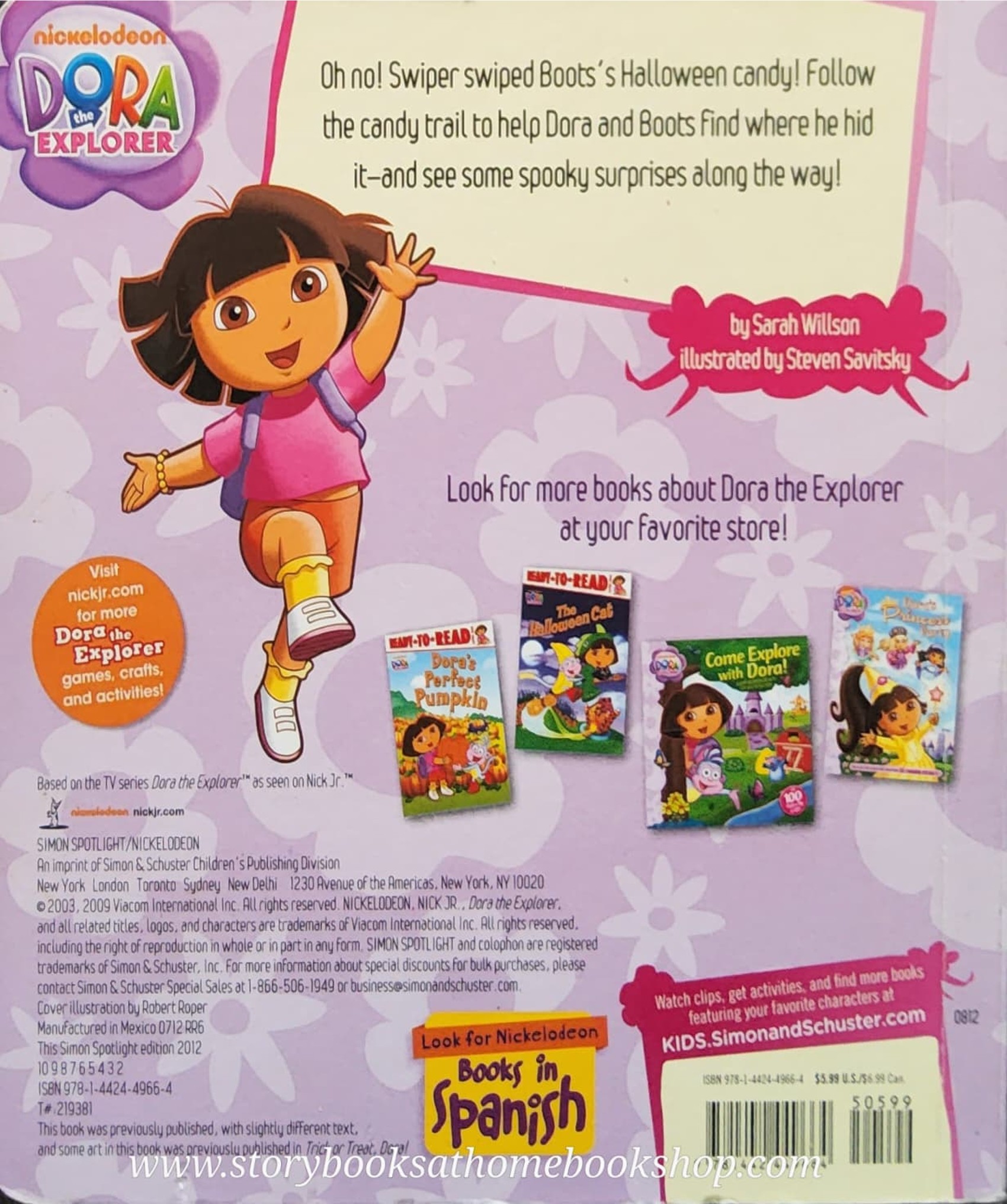 BOARD BOOK** 🍅🍓DORA'S HALLOWEEN ADVENTURE