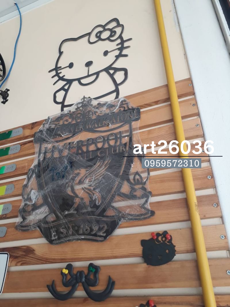 เหล็กดัดสำเร็จรูป ลายคิตตี้ชมพู สั่งทำพิเศษ ราคาต่อตัว