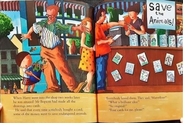 หนังสือนิทานปกอ่อน** 🍅🍓Harry and the Dinosaurs Go Wild