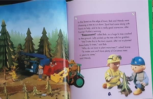 หนังสือนิทานปกแข็ง ** 🍅🍓BOB THE BUILDER A CHRISTMAS TO REMEMBER