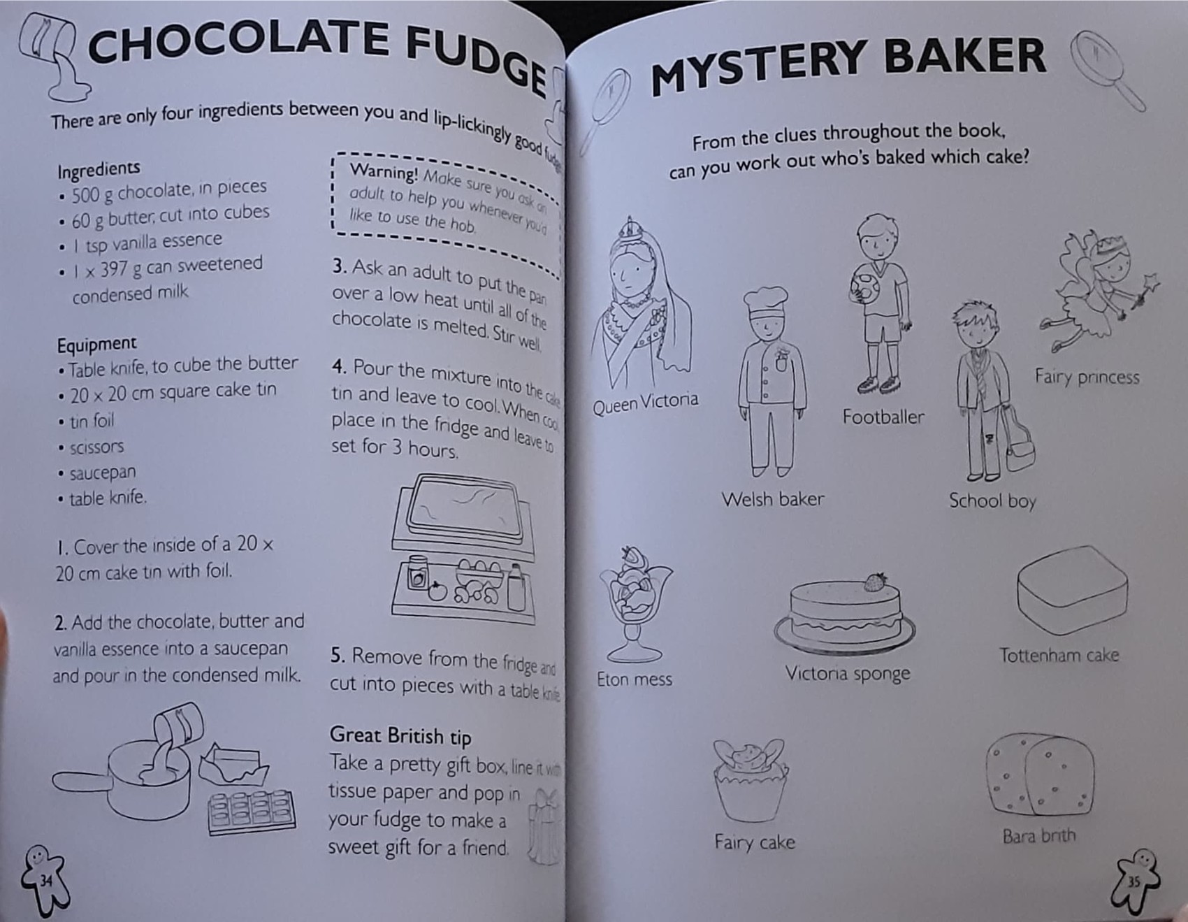ACTIVITIES BOOK** 🍓🍓 GREAT BRITISH THINGS TO BAKE AND DO