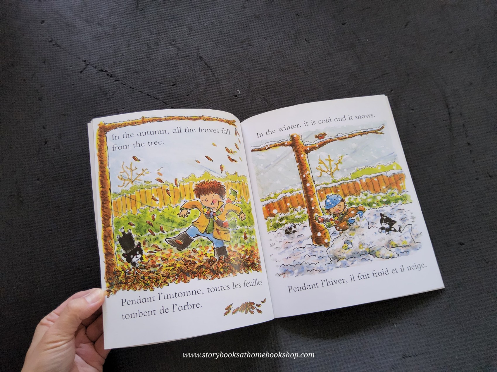 หนังสือนิทานปกอ่อน ** 🍅🍓LANGUAGE LEARNING: GEORGE THE GOLDFISH (ENGLISH-FRENCH)