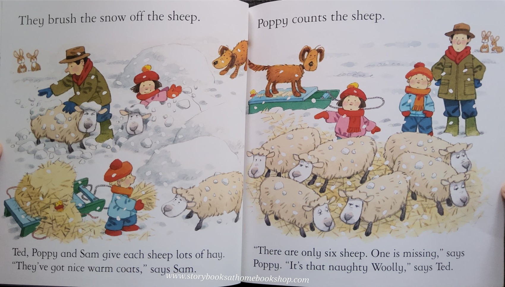 หนังสือนิทานปกอ่อน** ♥️USBORNE FARMYARD TALES: The Snow Storm