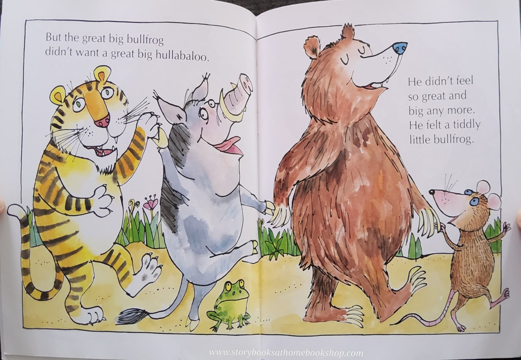 หนังสือนิทานปกอ่อน** 🍅🍓HELLO GREAT BIG BULLFROG! BY COLIN WEST