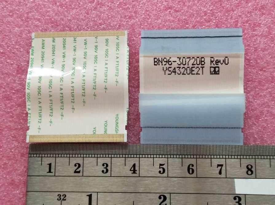 สายแพร ทีคอนเข้าจอ SAMSUNG ของแท้ถอดจากเครื่อง พาร์ทBN96-30720B ใช้ได้หลายรุ่นของทีวีซัมซุงที่พาร์ทเหมือนกัน