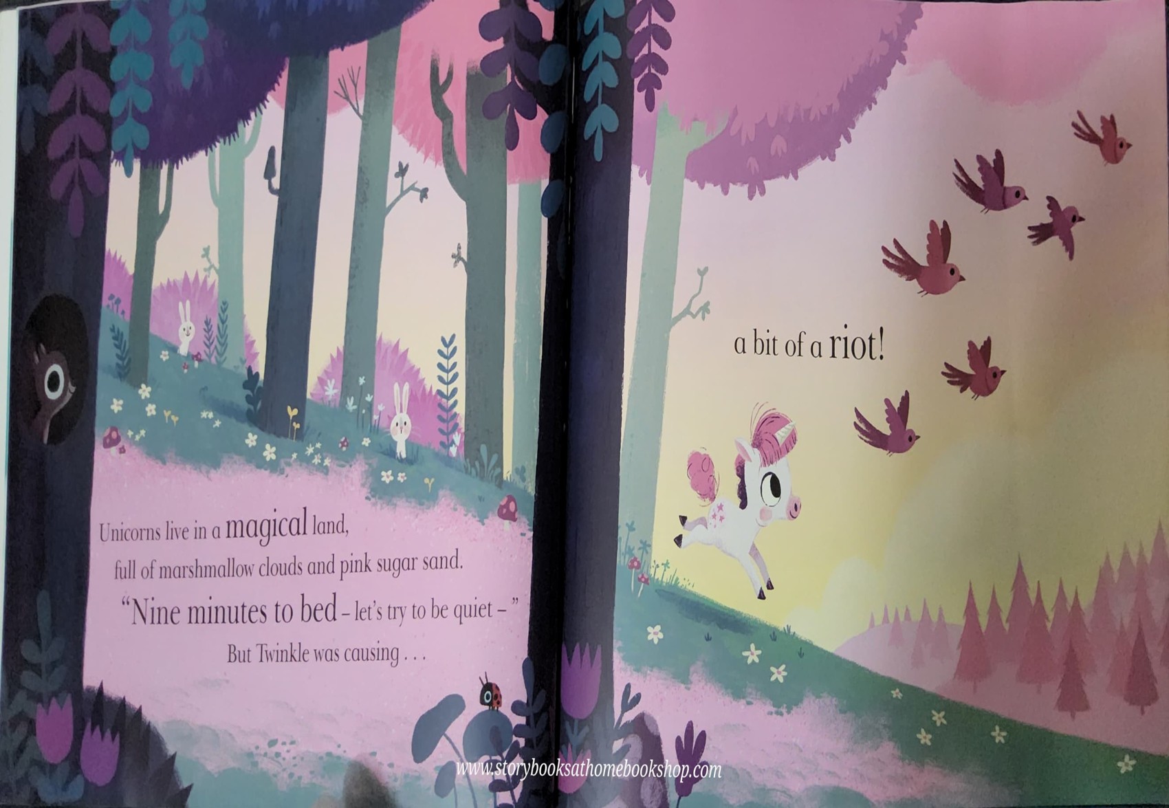 หนังสือนิทานปกอ่อน ** 🍅🍓 TEN MINUTES TO BED LITTLE UNICORN(ปกกริทเตอร์)